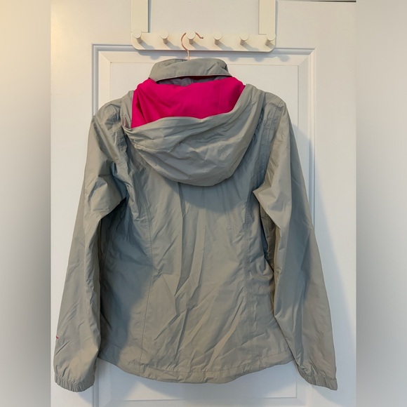 North face light zipper jacket grey and pink, size S - Picture 2 of 2